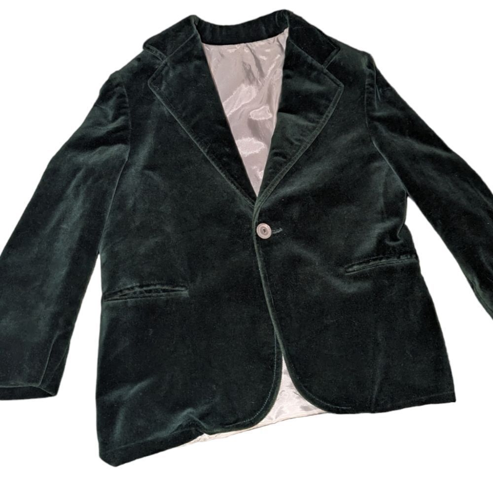 ‎Vintage Impo originals green velvet jacket